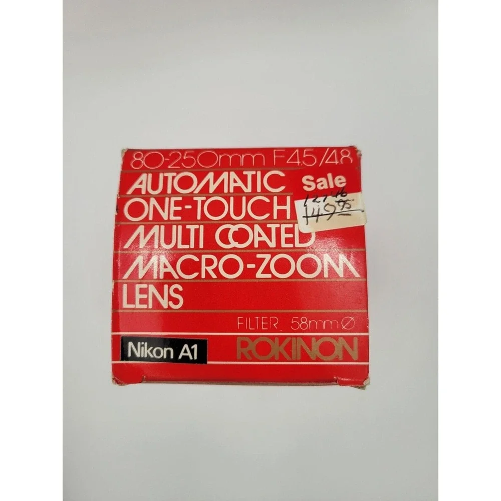 Vintage Rokinon autmatic macro zoom 80-250 for Nikon A1